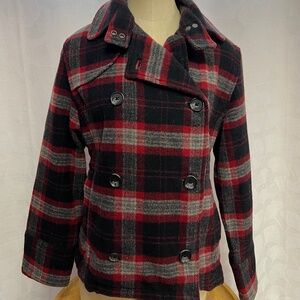 Woolrich Wool Short Pea Coat